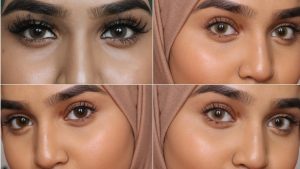 circle lenses makeup for brown eyes