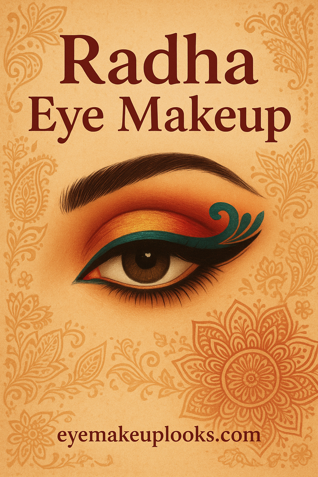 Radha Eye Makeup: Divine Beauty Inspired by Tradition, Perfect for ...