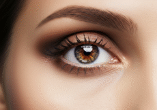 eye makeup for uneven eyes