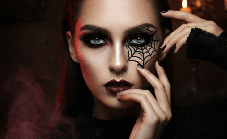 eye makeup for Halloween