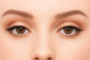 eye makeup for wide-set eyes