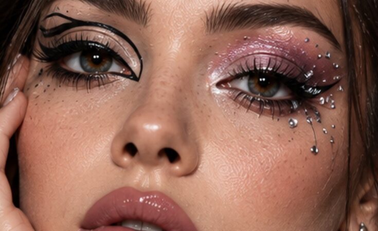 Asymmetrical Eye Makeup