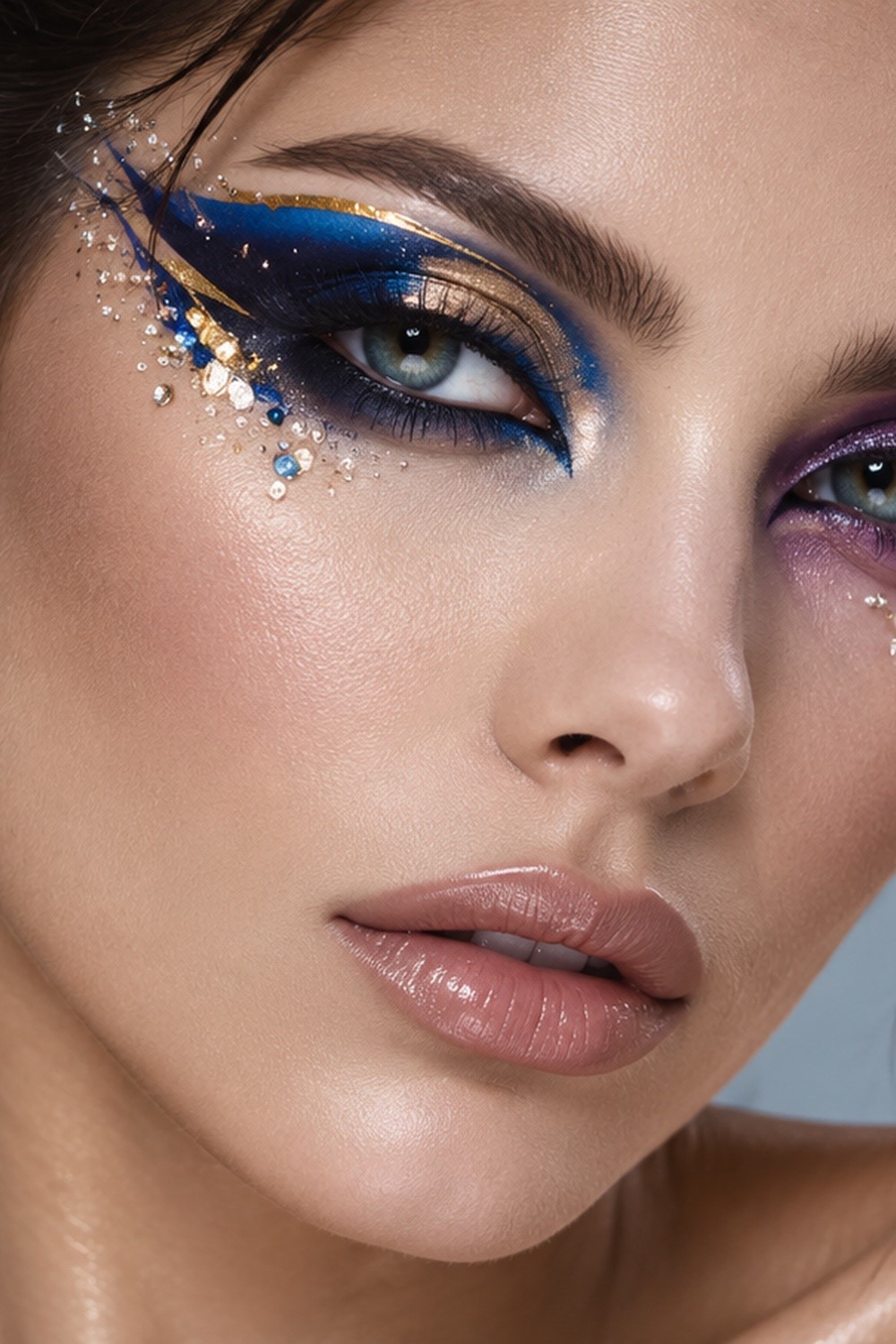 Asymmetrical Jewel-Tone Eyes