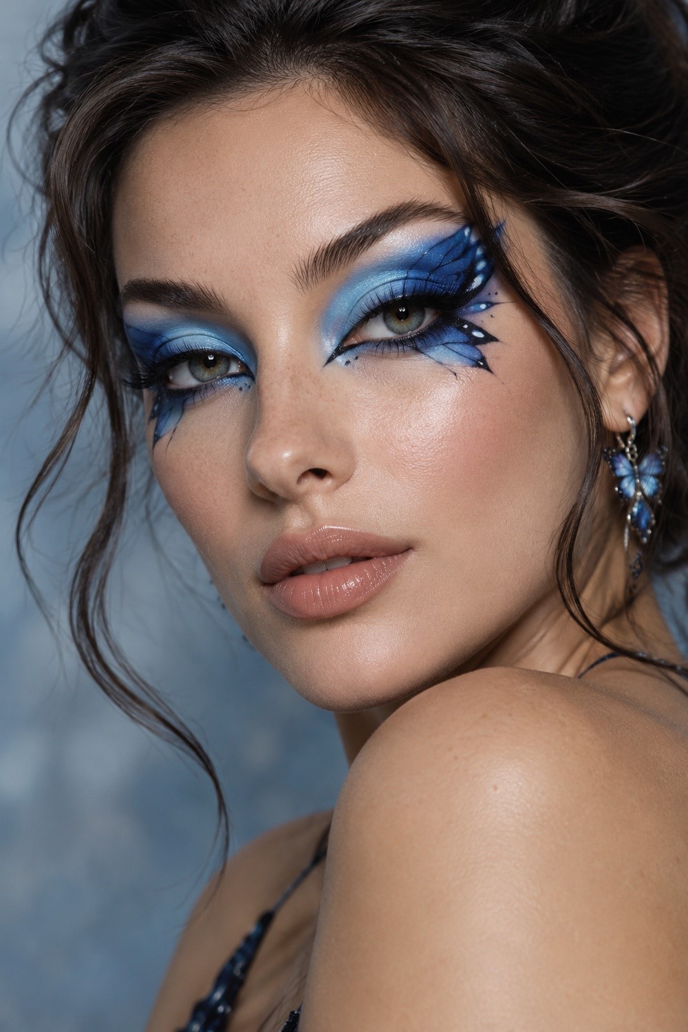 Blue Monarch-Inspired Wings