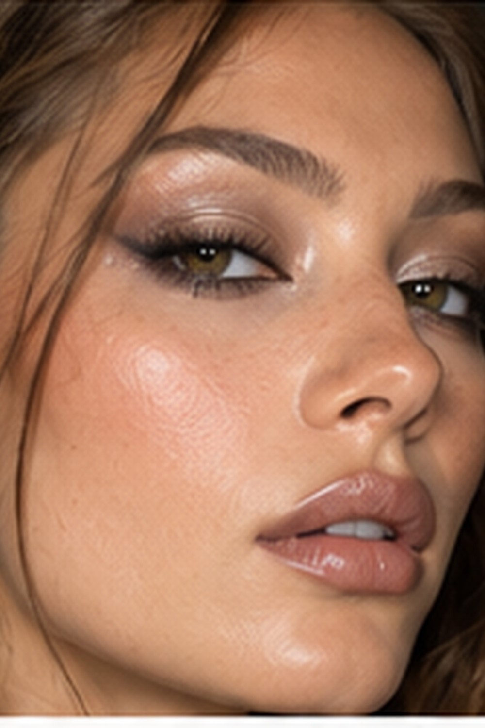 Bronze Frosted Eye Look