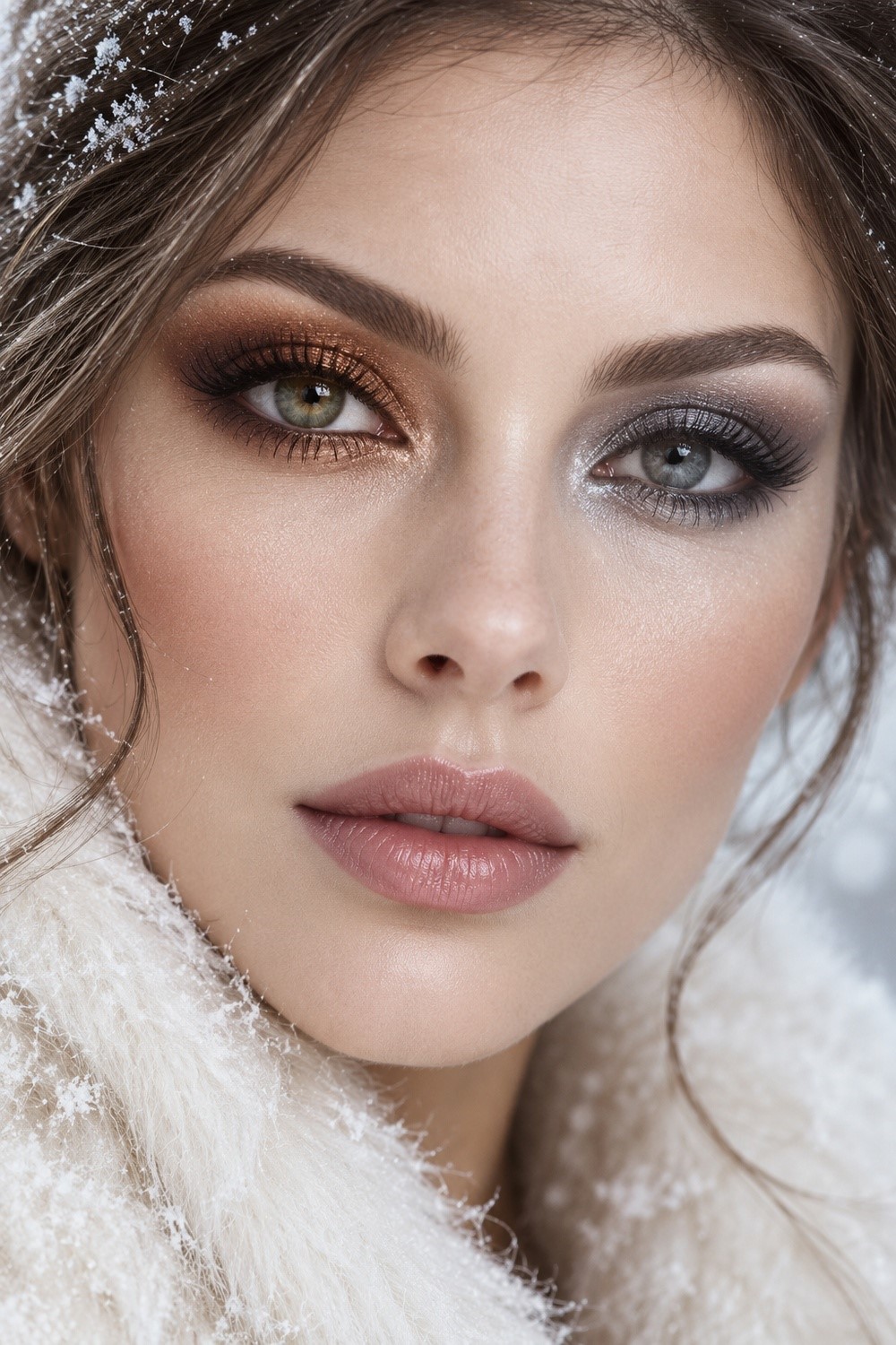 Bronze Versus Silver Smoky Eyes