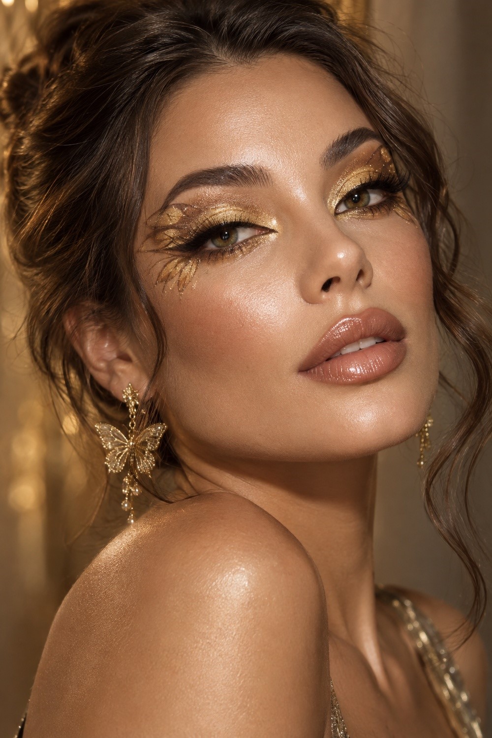 Golden Butterfly Glam