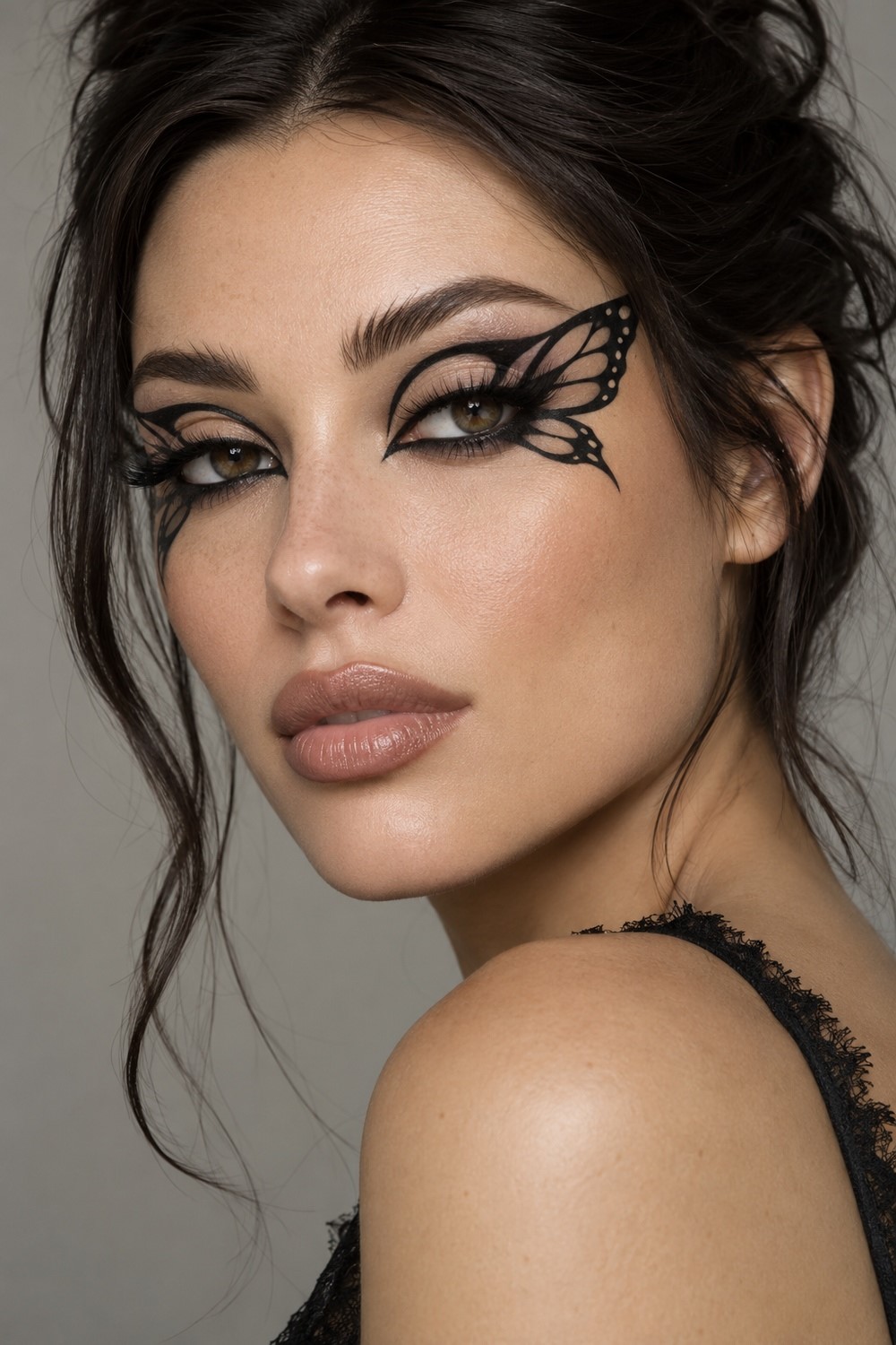 Graphic Black Alien Wing