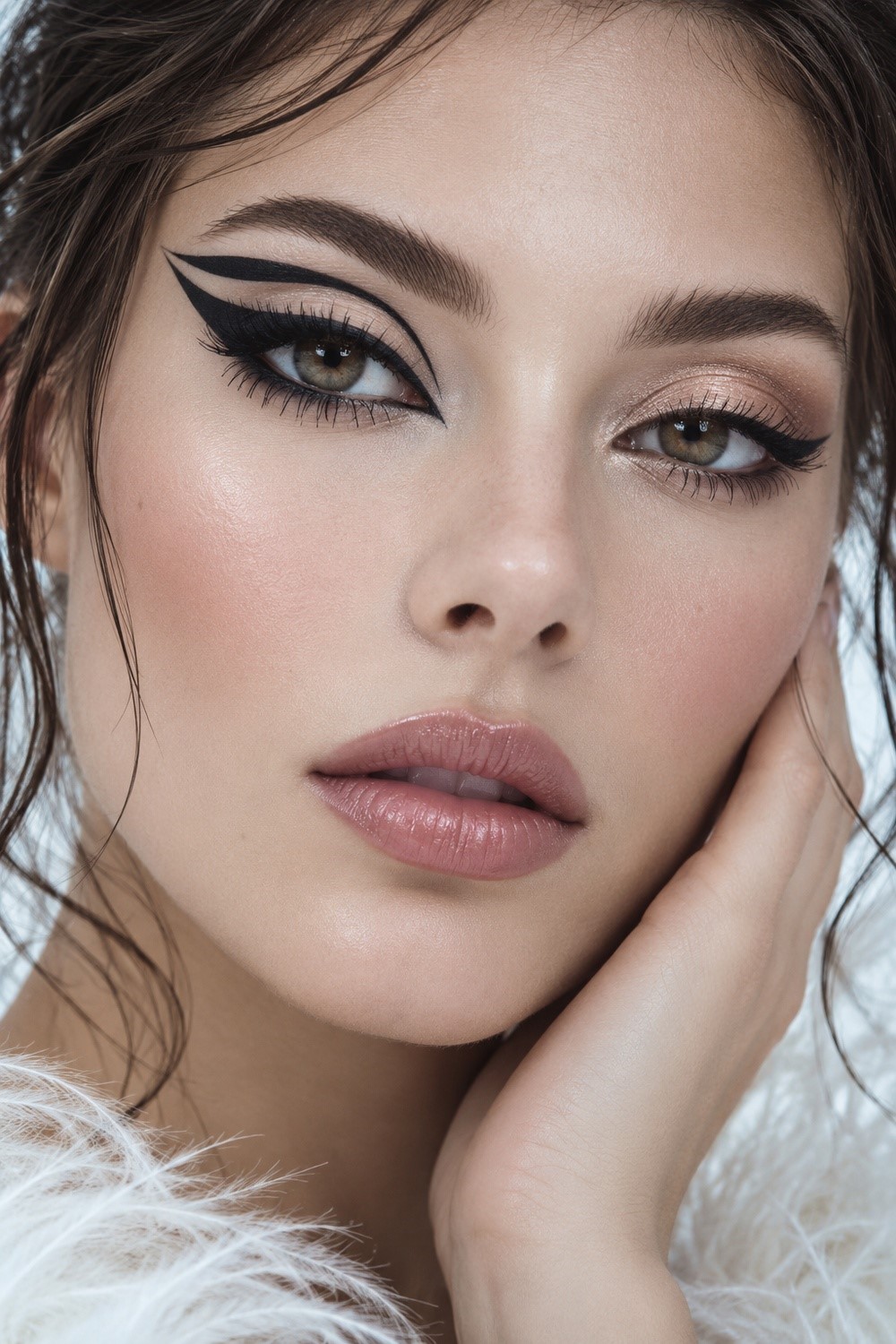 Graphic Black Wing Versus Soft Classic Liner