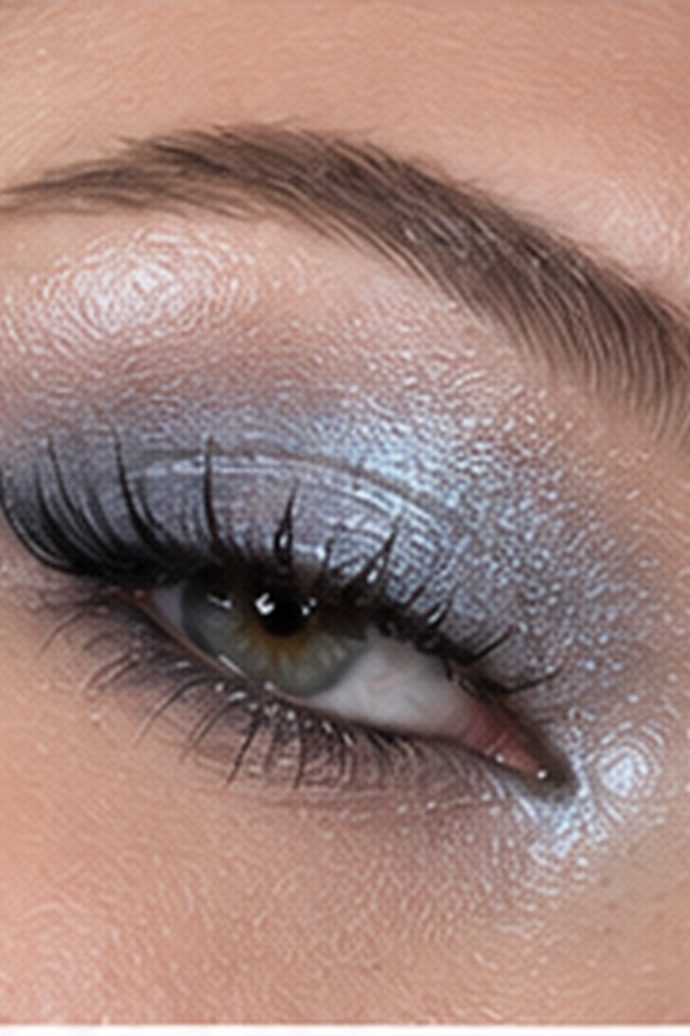 Icy Blue Frosted Eyes