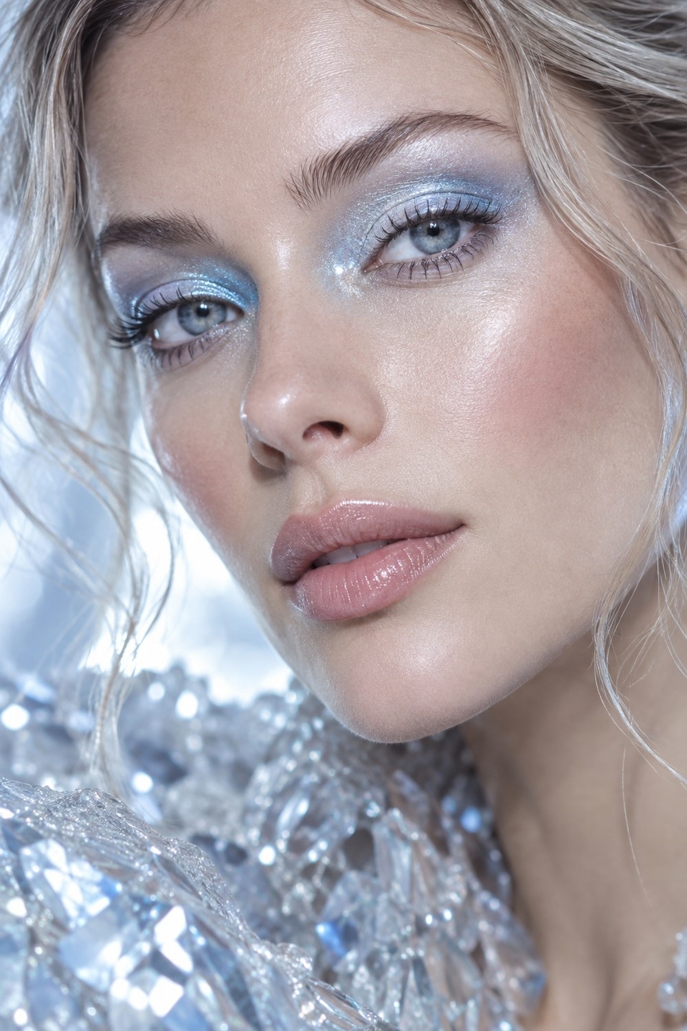 Icy Silver Extraterrestrial Eyes