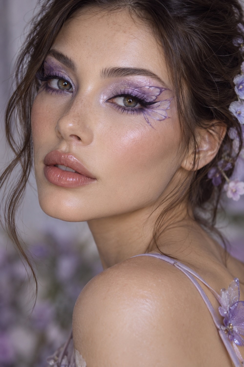 Lavender Nebula Liner and Soft Purple Smoke