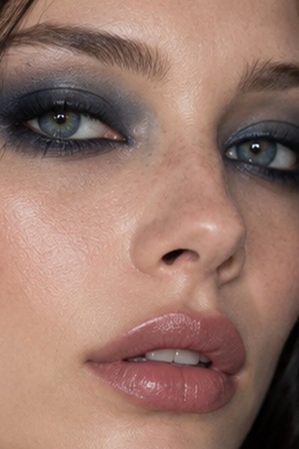 Navy and Slate Smoky Liner