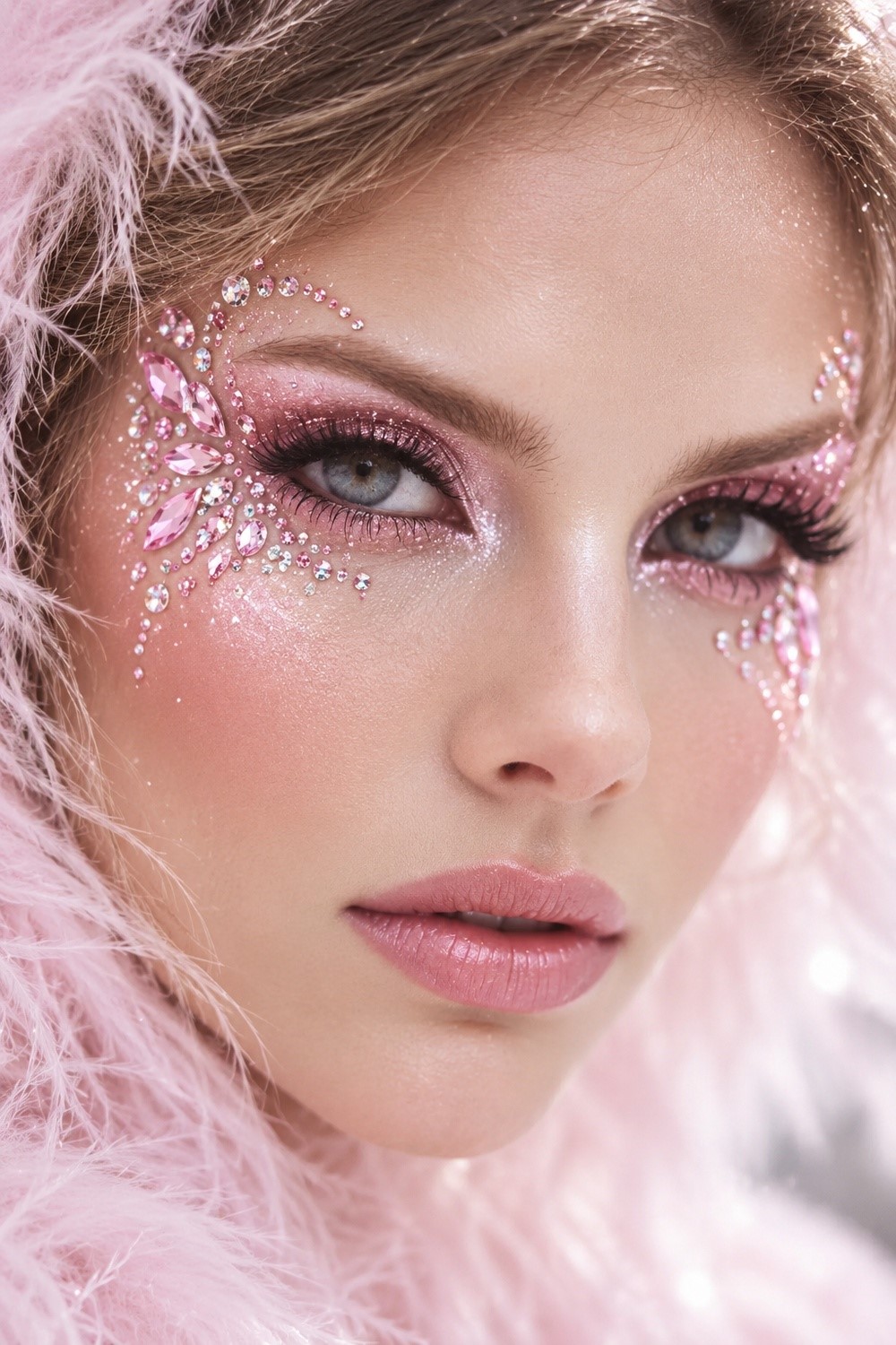 Pearl-Studded Soft Glam