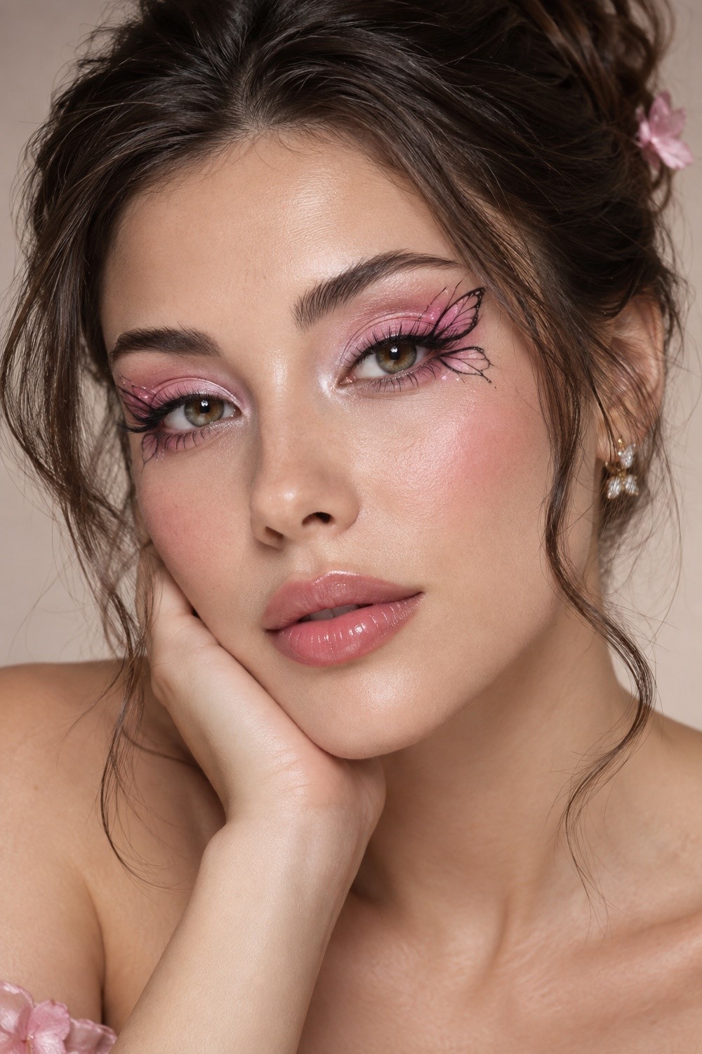 Pink Petal Butterfly Wings