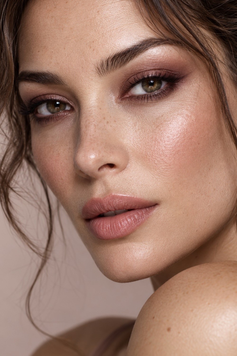 Romantic Rose-Brown Smudge